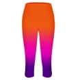 thumbnail image 5 of Jamsmile Womens Leggings Gradient Color Print 7/8 Leggings Beach Casual Lifting Soft Tummy Control Stretchy Pants, 5 of 5