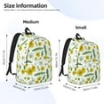 thumbnail image 3 of Yiaed Yellow Dandelions Print Backpack, Premium Laptop Backpack, Travel Backpack for Women, Lightweight Backpacks, Comfortable Back Pack-Small, 3 of 7