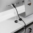 thumbnail image 3 of Paquete de 6 clips para cables duraderos, organizador y ordenado de cables, autoadhesivo, organizador y organizador de escritorio de 2,91,5 CM,, 3 of 5