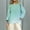 Mint Green, variant on Women's Long Sleeve Shirts Art Print Casual T Shirts Round Neck Cotton Shirt Basic Fall Winter Clothes