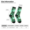 thumbnail image 2 of Fotbe Sea Turtle Calcetas Largas con Estampado para Hombre y Mujer – Calcetas de Compresión Transpirables y Elásticas, Viajar y Uso Diario Talla 5-11, 2 of 6