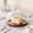 Clear#7273, variant on Glass Cake Stand With Dome Mini Dessert Plate With Wooden Base for Dessert Display and Table Decoration