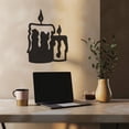 thumbnail image 6 of Violaura Candles Metal Wall Art - Easy to Install Hanging Perfect for Home, Living Room Decor (60.0" x 42.0"), 6 of 8