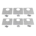 thumbnail image 3 of 30 piezas de placa de reparación de bisagras de gabinete Kit de placa de reparación de bisagras de gabinete de acero inoxidable resistente y preciso para cocina, 3 of 10