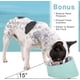 thumbnail image 2 of Cuenco inclinado de 15° para perros y gatos, ángulo inclinado, cuenco Bulldog, antideslizante, a prueba de derrames, fácil de alcanzar, 3 tazas, color verde claro, 2 of 5