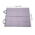 thumbnail image 4 of Unique Bargains 1 Pc Durable Pet Car Seat Cover for Pet Cloud Pattern Purple, 4 of 6