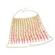 thumbnail image 5 of Cadena para el cuerpo con diamantes de imitación,Cadena corporal Top Rave Body Jewelry collar halter,Cadena corporal con lentejuelas impresionantes Cadena corporal Joyería corporal,Camisola, 5 of 8