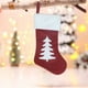 thumbnail image 4 of Juego de 2 Bolsas de Regalo para Calcetines Navideños | Calcetines Navideños de Terciopelo Rojo de Punto con Diseños de Papá Noel y Muñeco de Nieve | Tela de Patchwork Resistente | Decoración para La, 4 of 6