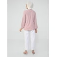 thumbnail image 3 of Pink - Crew neck - Blouses - Refka, 3 of 4