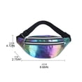 thumbnail image 2 of Necvior Women Holographic Waist Bag Fanny Pack Pouch Sport Belt Hip Chest Crossbody Shoulder Purse, 2 of 18