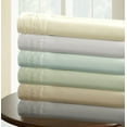 thumbnail image 2 of Benzara Asti 4 Piece 1000 Thread Count Pintuck Hem King Size Sheet Set , Blue, 2 of 2