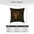 thumbnail image 4 of Velvet Decorative Throw Pillow Covers Set of 2, Soft Square Cushion Cover with Invisible Zipper Abstract Network AI Printing, 16"x16", 4 of 7