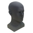 thumbnail image 4 of Male Mannequin Head Mannequin Stand Multipurpose Hair Making Lightweight Smooth Durable Hairpiece Stand Manikin Head for Hat black, 4 of 8