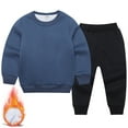 thumbnail image 3 of Boys Outfits Set - Active Two-Piece Sweatshirt and Sweatpants Jogger Pants Ensemble for Kids, 3 of 3