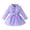 1#Purple, variant on Tiijoy Infant Girls Long Sleeve Jacket Dress Fall Winter Mesh Princess Dress, Sizes 18-24M