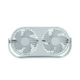 thumbnail image 1 of Green Double Head Aromatherapy Fan Desktop Usb Plug In Double Leaf Dormitory, 1 of 7