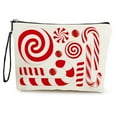 thumbnail image 2 of putnchl Christmas Candy Cosmetic Bag Women's Portable Storage Bag, 2 of 5