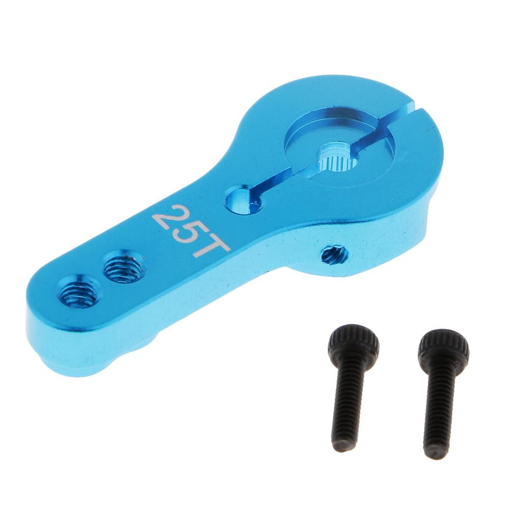 RC Accessories 25T Servo Arms Aluminum Steering Servo Arm Blue