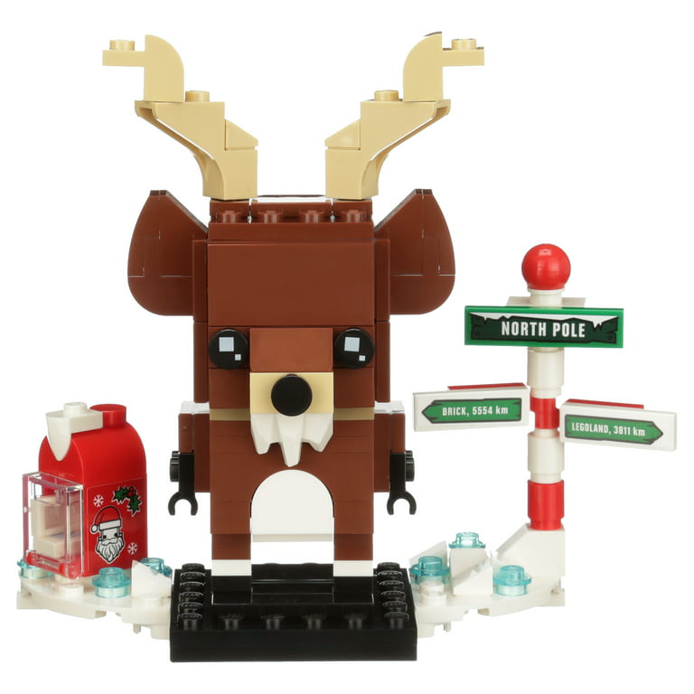 Kridt Kent boks LEGO Brickheadz Reindeer, Elf and Elfie 40353 Building Toy (281 Pieces) -  Walmart.com