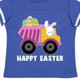 thumbnail image 4 of Inktastic Happy Easter Bunny Delivering Easter Eggs Boys or Girls Toddler T-Shirt, 4 of 5