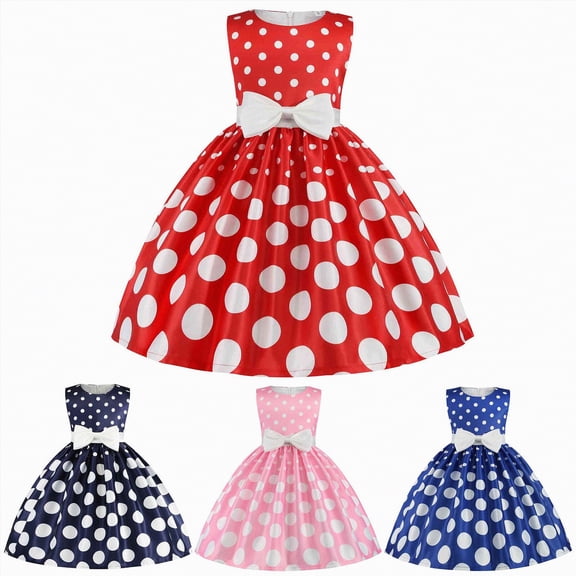 mgoYE Girls Party Dresses Size 10-13 Toddler Evening Dresses Flower Girls Wedding formal Party Midi Dress(Pink,1-2 Years)