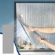 thumbnail image 4 of Persiana de rodillos para ventanas opacas, ventosa de aluminio aislante que bloquea el sol, sin taladro, bloqueo de luz reflectante por calor para viajes en una autocaravana en la oficina en casa, 4 of 6