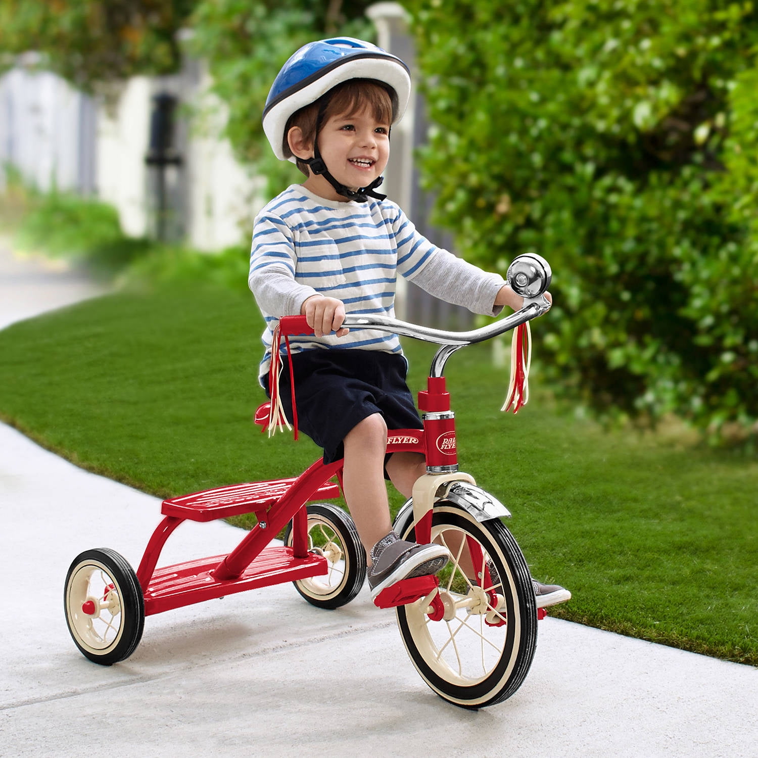 Radio Flyer Big Red Classic Tricycle, Toddler Trike, Tricycle for Toddlers  Age 2.5-5, Toddler Bike,Large