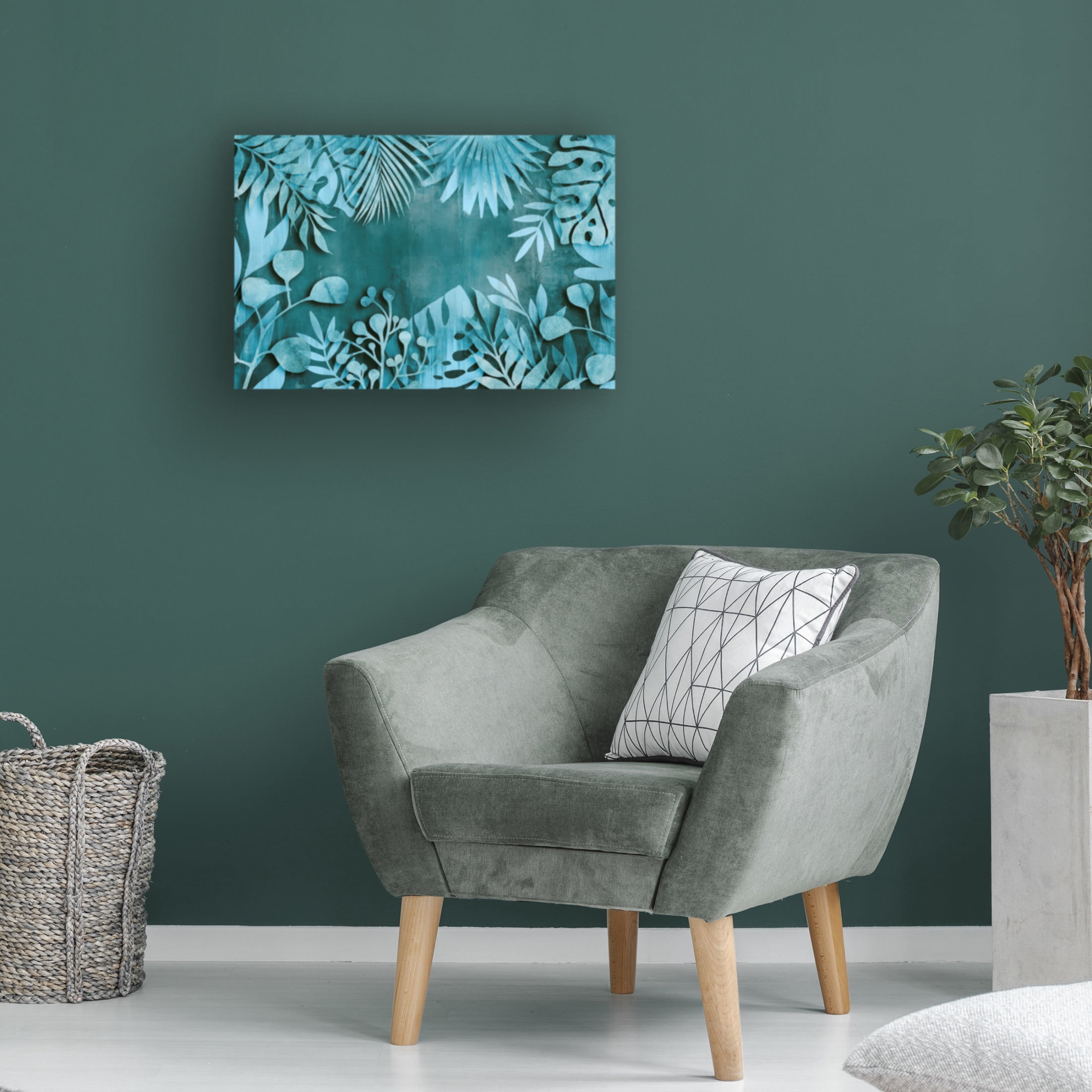 Trademark Fine Art Andrea Haase Abstract Botanical No3 Canvas Wall Art