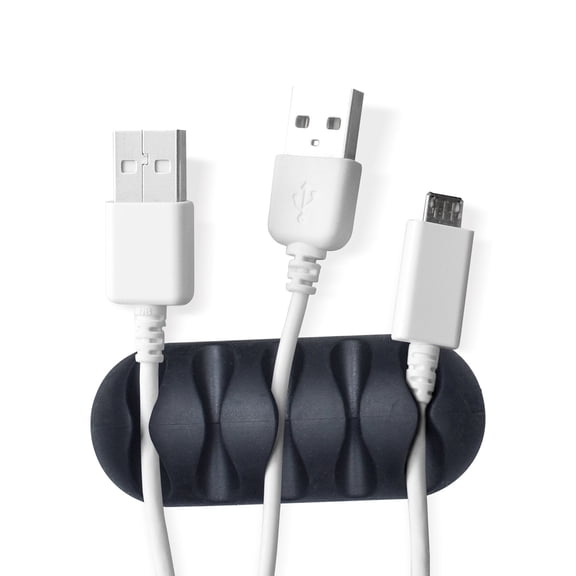 3 Pack Cable Reel Organizers, Desktop Charger Clips and Wire Holders for Cord Management, TIKA