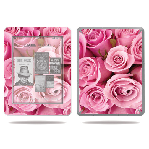 Mightyskins Protective Skin Decal Cover for Kobo Mini 5&quot; eReader Tablet wrap sticker skins Pink Roses
