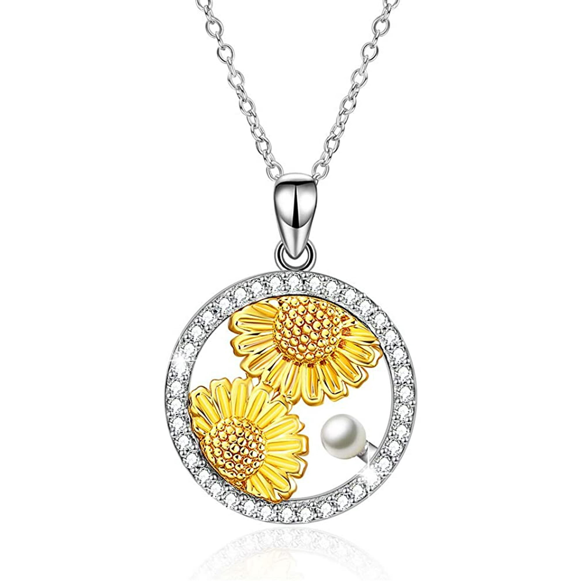 Sunflower jewelry near me hot sale