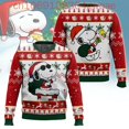 thumbnail image 2 of Suéteres feos navideños con dibujos de Snoopy y Charlie Brown, suéteres feos navideños con estampado 3D, suéteres casuales de moda para hombres y mujeres, 2 of 5
