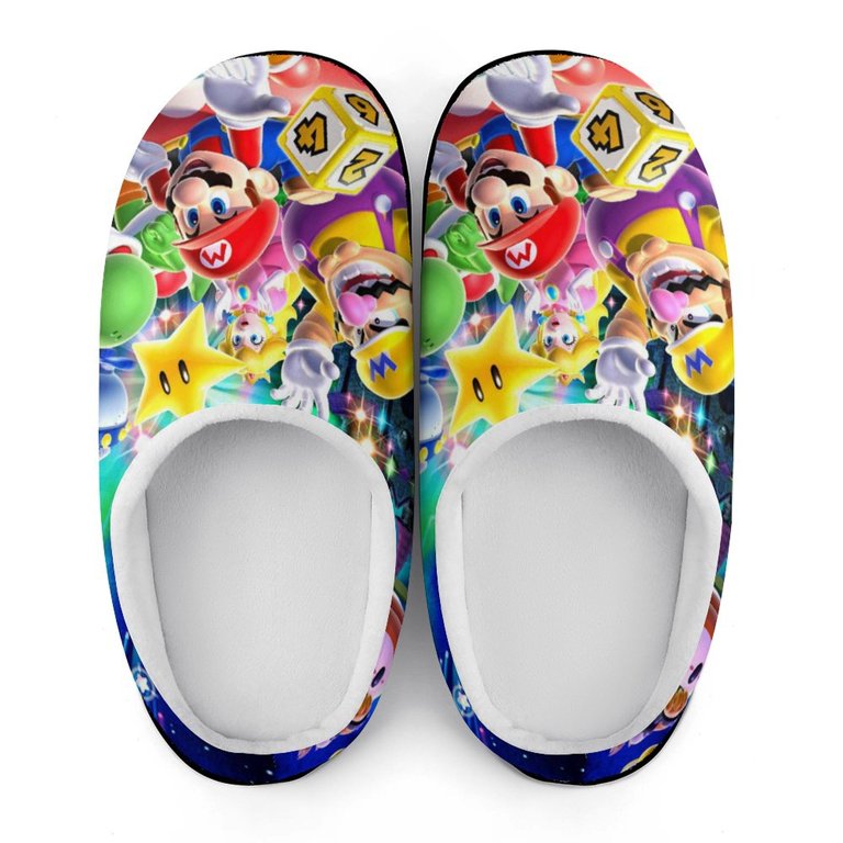 Cozy Multicolor men Slippers Cozy Slippers for Women Men Rainbow Leopard Print Winter  main image 2