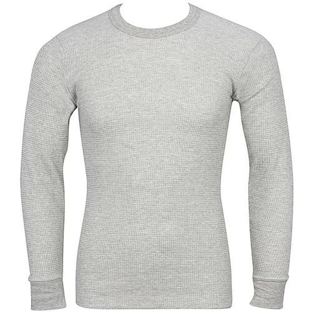Indera Mens Long Sleeve Traditional Thermal Waffle Weave Long John Top