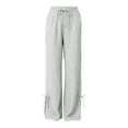 thumbnail image 7 of Delayuji Womens Cotton Linen Pants Wide Leg Pants Loose Fit Summer Casual Outerwear Fashion Pants With Pockets, 7 of 7