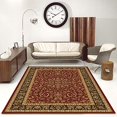 thumbnail image 1 of Radici 1318 Area Rug, 3'3" X 5'4", Burgundy, 1 of 3