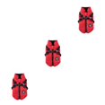 thumbnail image 2 of sweethay Arnés de invierno para mascotas, chaqueta impermeable a prueba de viento, abrigo de senderismo, chaleco, ropa de entrenamiento, Rojo S 3Conjunto, 2 of 6