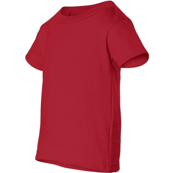 Rabbit Skins T-Shirt à Manches Courtes pour Bébé de 5,5 oz, Rouge 18M