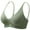 Green, variant on Yyeselk Wireless Bras for Women No Underwire Mesh V Neck Lightly Lift Bras Push up Soft Comfort Seamless Everyday Bra Black L