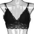 thumbnail image 6 of Hfnxid Lace Bralettes for Women, Deep V Plunge Bra Comfortable Convertible Strap Wire Free Criss Cross Back Bralette Crop Top, 6 of 6