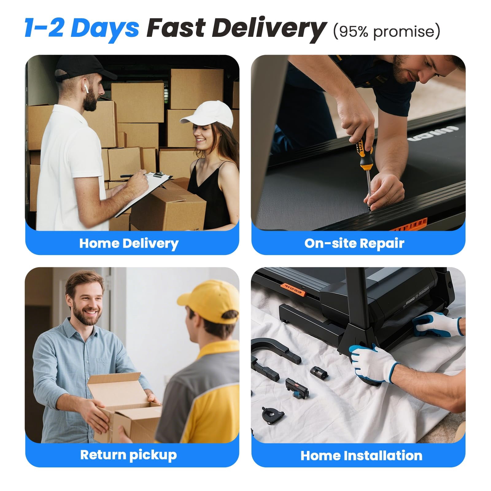 Folding Treadmill for Home,3 in 1 Under Desk Treadmill for Home&Office,Speed Range 7.5mph,300lbs Weight Capacity