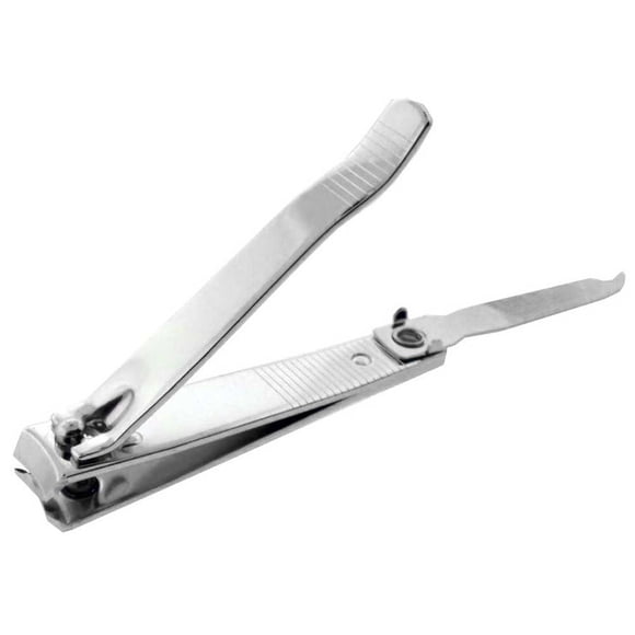 ToolUSA Coupe-Ongles 3-en-1 pour Ongles et Orteils Lime et Cure-Ongles Intégrés 3.125 Pouces (7.9 cm) Acier Inoxydable Durable et Convivial