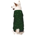 thumbnail image 1 of Balery Emerald Green Sparkling Sudadera con Capucha para Perros Pequeños – Ropa para Mascotas, Disfraz para Perros y Gatos, Ideal para Fiestas y Cosplay-Small, 1 of 7