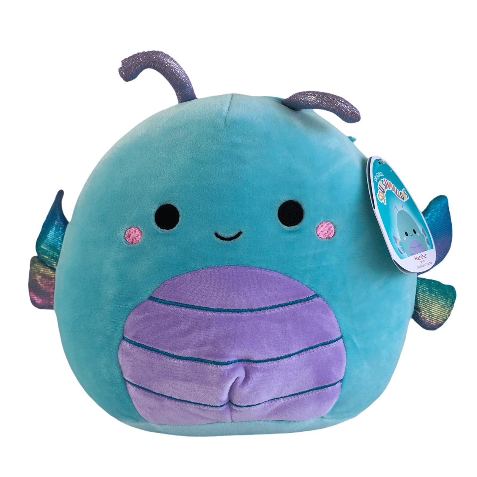 Heather the Blue Dragonfly 8” Squishmallow Spring 2021 Kellytoy Plush Dragonfly 
