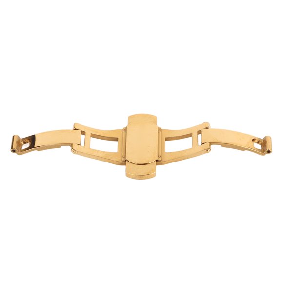 Mira Accesorios de Cierre, Botón Push Botón Dorado de Acero inoxidable A Prueba de Óxido Reloj de la Banda de Hebilla para la Tienda de Relojes