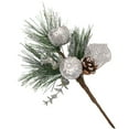 thumbnail image 3 of TIELUTT Picking White Berry Branches Holly Spray/winter Holiday Christmas Flowers Fall Wedding This Way Sign Outdoor Flowers for Outdoors in Pot Fall Flowers Arrangements, 3 of 6