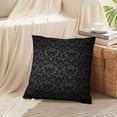 thumbnail image 3 of LALILO Throw Pillow Covers Victorian Damask Black Elegant Floral Luxury Cushion Cover 18" x 18", 2 Pack, 3 of 6