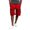 ☪362-Red, variant on Nuoqisi Summer Mens Cargo Sweat Shorts Casual Elastic Waist Drawstring Gym Relaxed Fit Athletic Jogger Shorts with Pockets