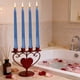 thumbnail image 4 of Velas Roscadas Galvanizadas Con Parafina velas de cera de varilla larga con rosca galvanizada azul para decoración romántica de bodas y restaurantes. JASKFLY, 4 of 9