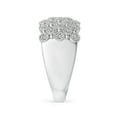 thumbnail image 3 of ANGARA Natural 0.98 Ct. Diamond Non Eternity Ring in 14K White Gold for Women (Ring Size: 12), 3 of 9
